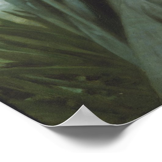 William-Adolphe Bouguereau-Spring Breeze Poster (Ecke)