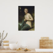 William-Adolphe Bouguereau-Spring Breeze Poster (Küche)
