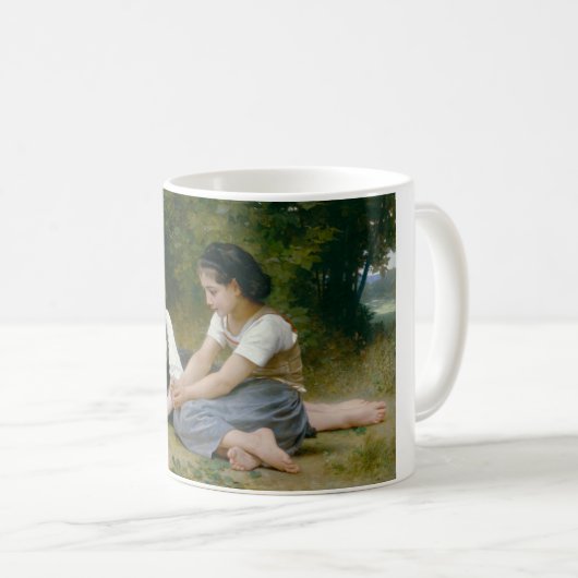 William-Adolphe Bouguereau - The Nut Gatherers Kaffeetasse (VorderseiteRechts)