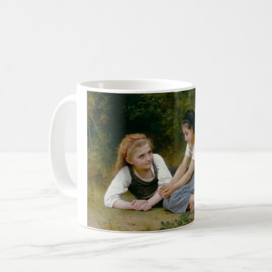 William-Adolphe Bouguereau - The Nut Gatherers Kaffeetasse (Vorderseite Links)