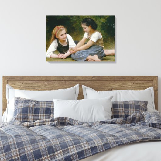 William-Adolphe Bouguereau - The Nut Gatherers Leinwanddruck (Insitu (Schlafzimmer))