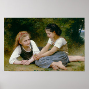 William-Adolphe Bouguereau - The Nut Gatherers Poster