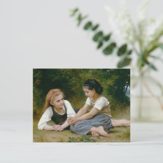 William-Adolphe Bouguereau - The Nut Gatherers Postkarte (Stehend Vorderseite)