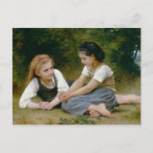 William-Adolphe Bouguereau - The Nut Gatherers Postkarte (Vorderseite)