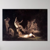William-Adolphe Bouguereau-The Nymphaeum Poster (Vorne)