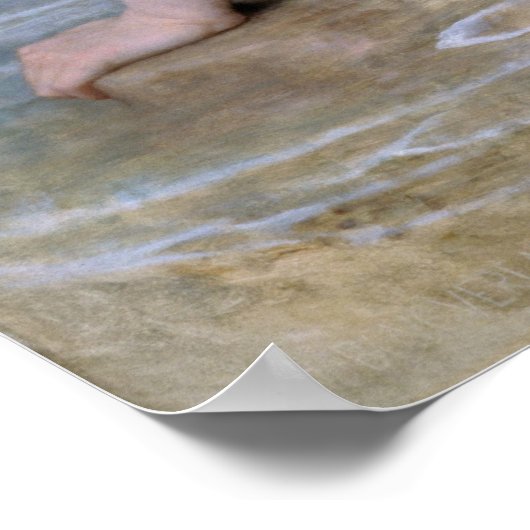 William-Adolphe Bouguereau-The Wave Poster (Ecke)