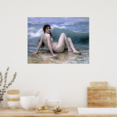 William-Adolphe Bouguereau-The Wave Poster (Küche)