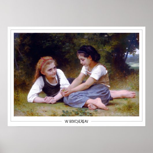 William-Adolphe Bouguereau Zedign Art Poster #157 (Vorne)