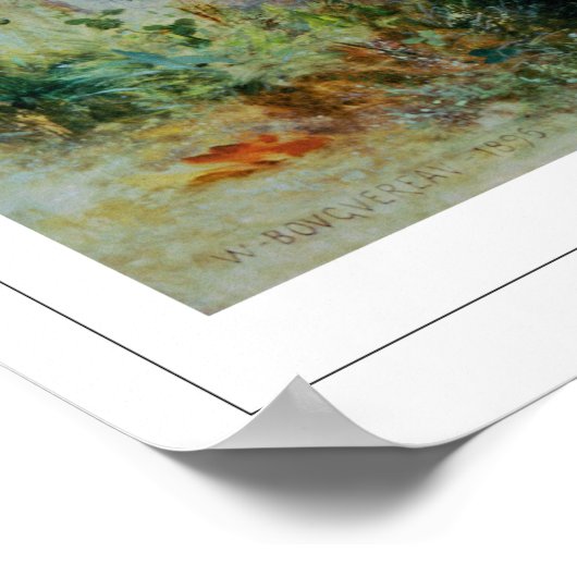 William-Adolphe Bouguereau Zedign Art Poster #193 (Ecke)