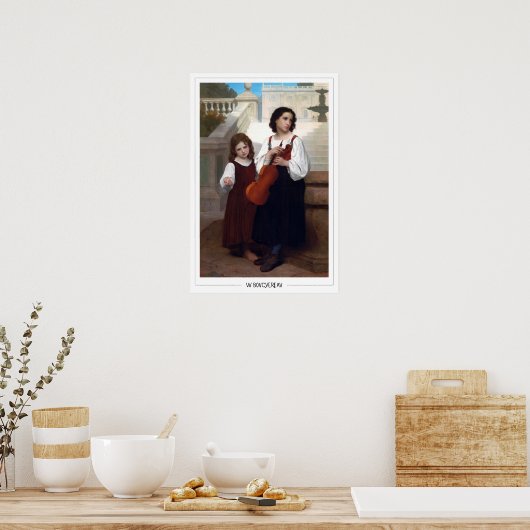 William-Adolphe Bouguereau Zedign Art Poster #223 (Küche)