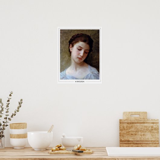 William-Adolphe Bouguereau Zedign Art Poster #24 (Küche)