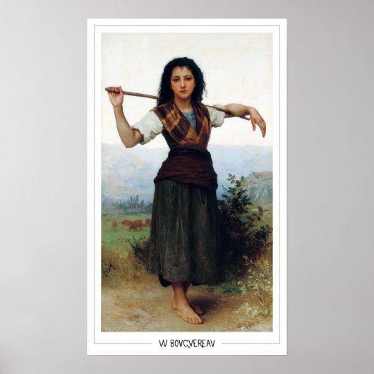 William-Adolphe Bouguereau Zedign Art Poster #7 (Vorne)