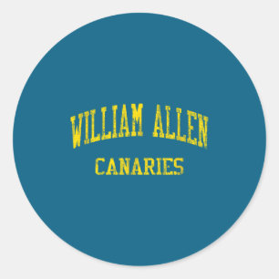 William allen high school hs allentown pa vintage runder aufkleber