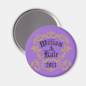 William and Kate 2011 Magnet (Vorderseite/Rückseite)