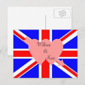 William and Kate Royal Wedding Postcard Postkarte (Vorne/Hinten)