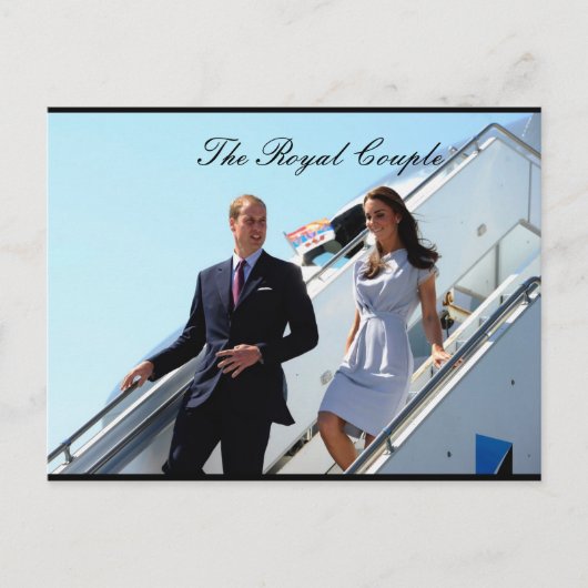 William and Kate USA Postkarte (Vorderseite)