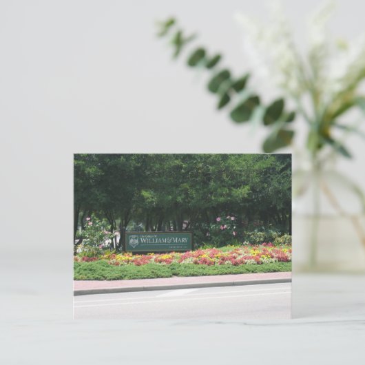 William and Mary Postcard Postkarte (Stehend Vorderseite)