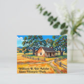 William B. Ide Adobe State Historic Park Postkarte (Stehend Vorderseite)