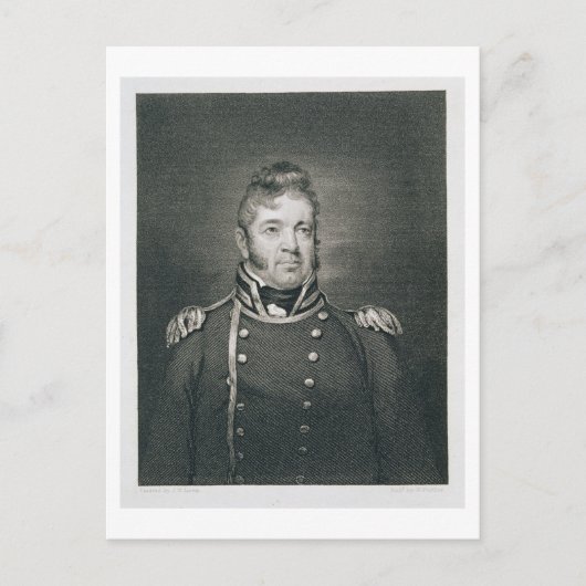 William Bainbridge (1774-1833), graviert durch Geo Postkarte (Vorderseite)