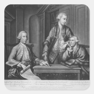 William Beckford James Townsend Quadratischer Aufkleber