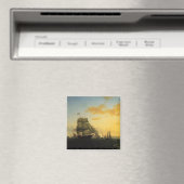 William Bedford New Bedford Harbour bei Sunset Magnet (In Situ (Geschirrspüler))