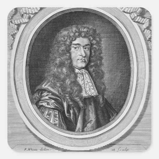 William Bedloe Quadratischer Aufkleber (Vorderseite)