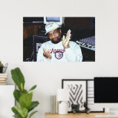 William Bell in Recording Studio 2008 Poster (Heimbüro)