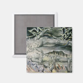 William Blake | Abbildungen des Buches "Arbeit"; Magnet (Vorderseite/Rückseite)