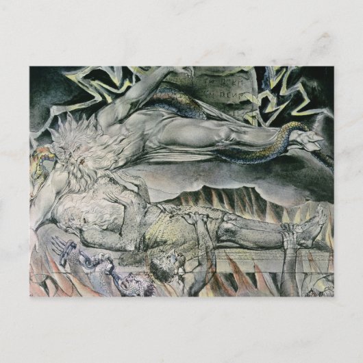 William Blake | Abbildungen des Buches "Arbeit"; Postkarte (Vorderseite)