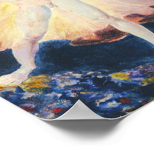 William Blake - Albion-Rose Poster (Ecke)