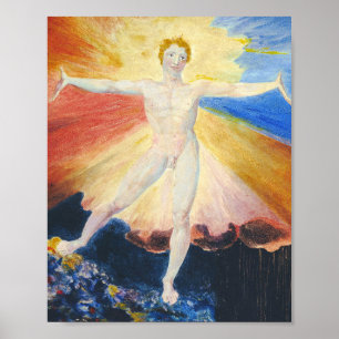 William Blake - Albion-Rose Poster