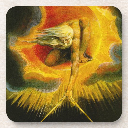 William Blake alt von den TagesUntersetzer Untersetzer (Vorderseite)