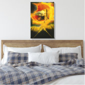 William Blake Ancient of Days Canvas Print Leinwanddruck (Insitu (Schlafzimmer))