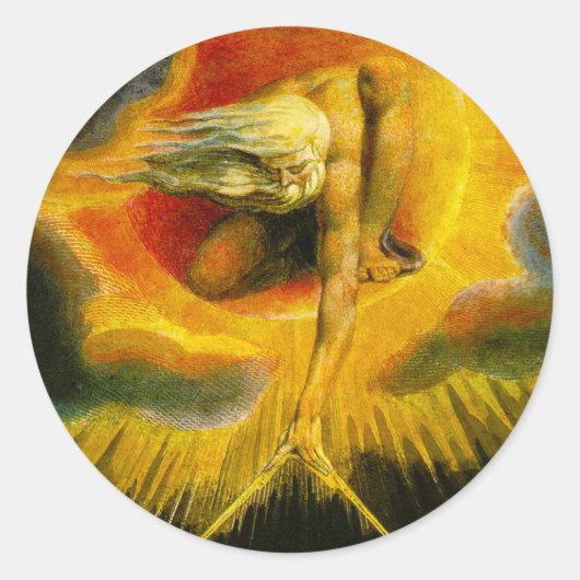 William Blake Ancient of Days Stickers (Vorderseite)
