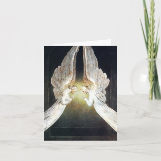 William Blake Angels Note Card Karte (Vorderseite)