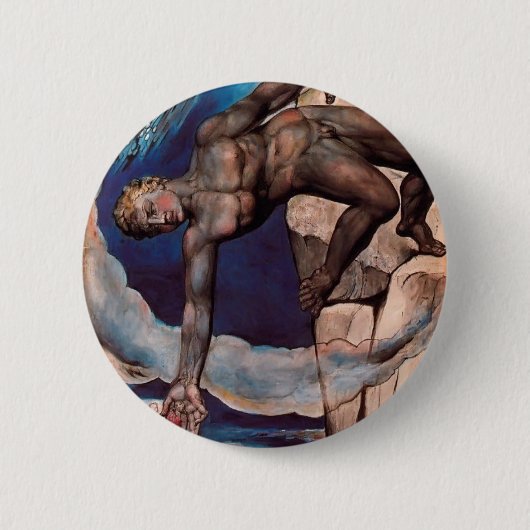 William Blake Antaeus aufzeichnender Dante u. Button (Vorderseite)