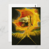 William Blake Antike der Tage Postkarte (Vorne/Hinten)