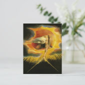 William Blake Art God Postkarte (Stehend Vorderseite)