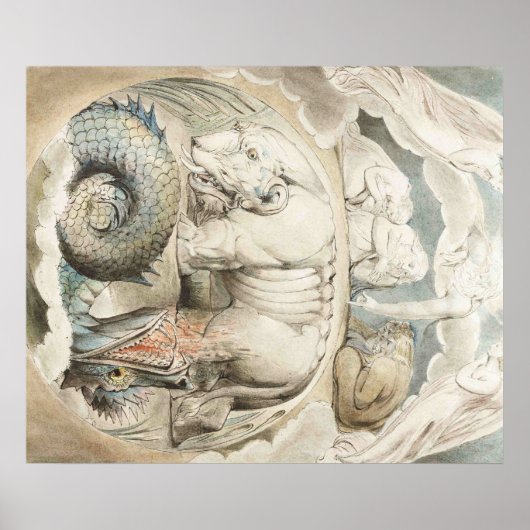 William Blake Art Painting Poster (Vorne)