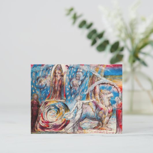 William Blake Beatrice Postcard Postkarte (Stehend Vorderseite)