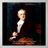 William Blake "Become Wise Wisdom Posters" Poster (Vorne)