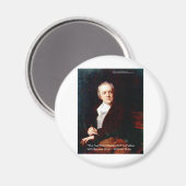 William Blake "Become Wise Wisdom Quote Magnet (Vorderseite/Rückseite)