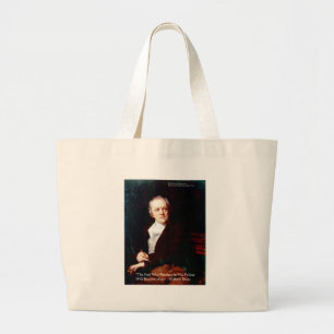 William Blake "Become Wise" Zitate von Weisheit Jumbo Stoffbeutel