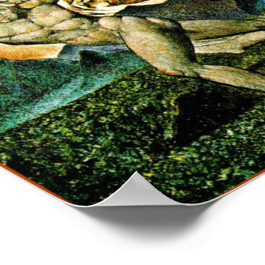 William Blake: Body of Abel von Adam & Eve Poster (Ecke)