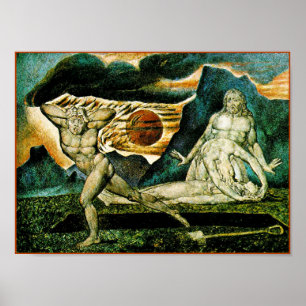 William Blake: Body of Abel von Adam & Eve Poster