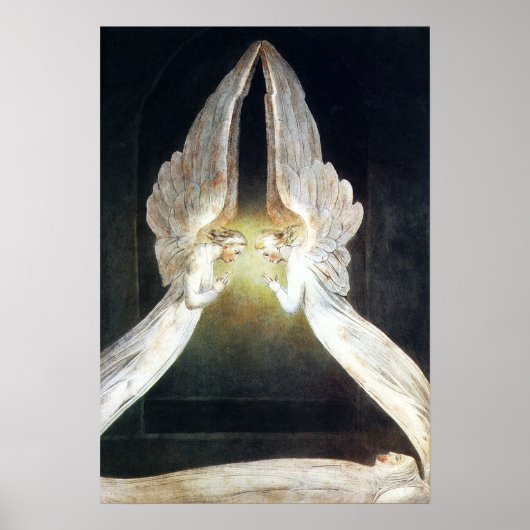 William Blake Christ im Sepulcher-Poster Poster (Vorne)