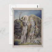 William Blake - Christ Tempan Postkarte (Vorne/Hinten)