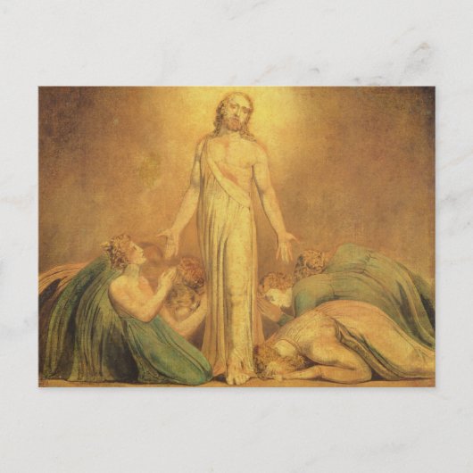 William Blake | Christus erscheint den Aposteln a Postkarte (Vorderseite)