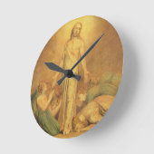 William Blake | Christus erscheint den Aposteln a Runde Wanduhr (Winkel)