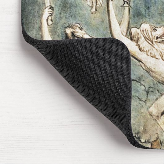 William Blake: Comus mit seinen Reisenden Mousepad (Ecke)